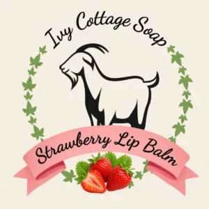 Strawberry Lip Balm - Ivy Cottage Soap